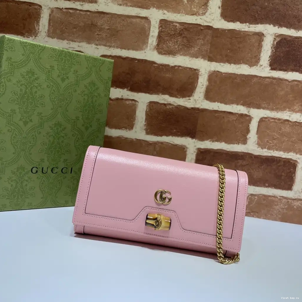 First bag ru wallet chain with bamboo Gucci Diana 0610